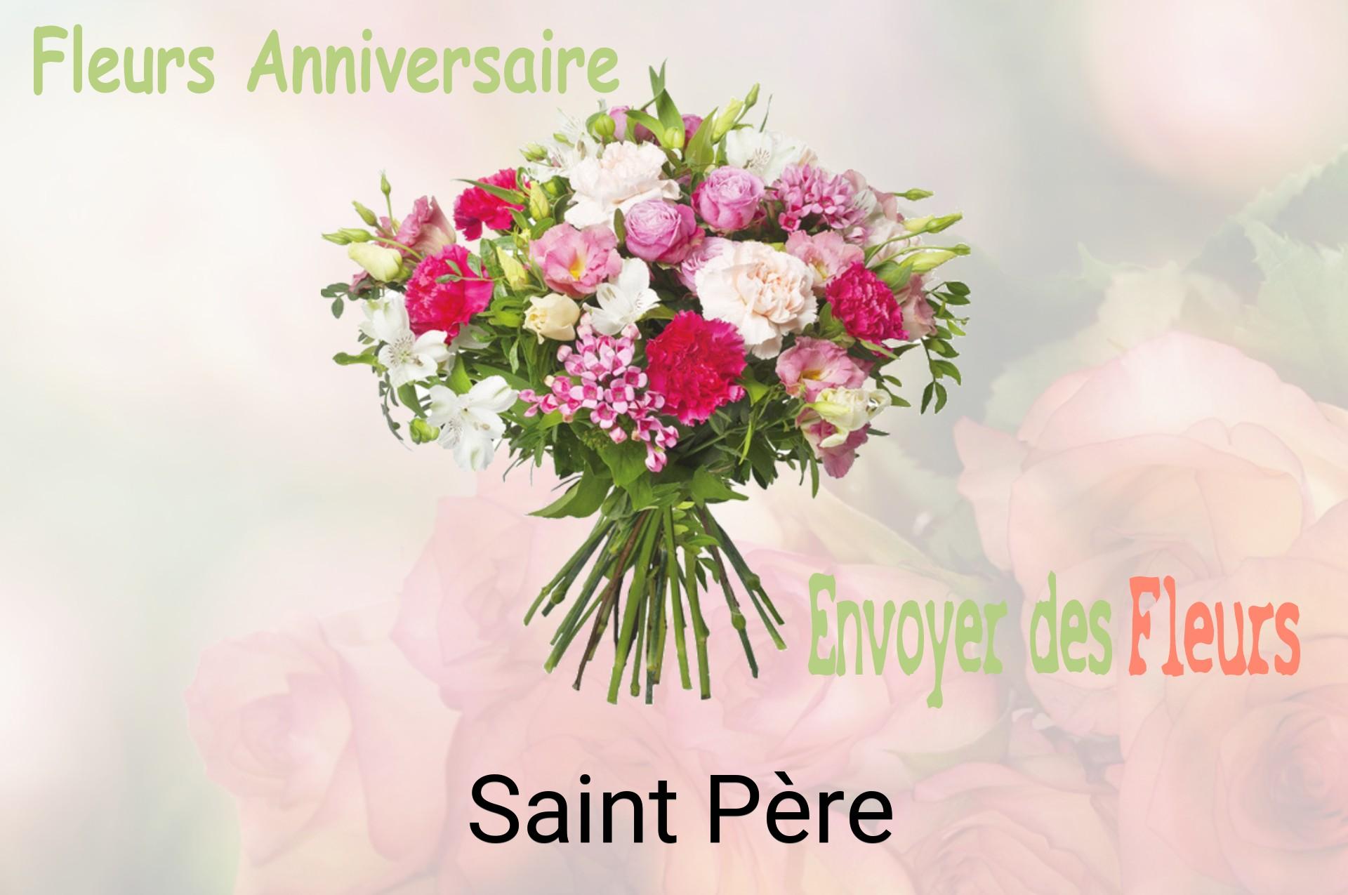 Bouquet de fleurs d’anniversaire livré à Saint-Père