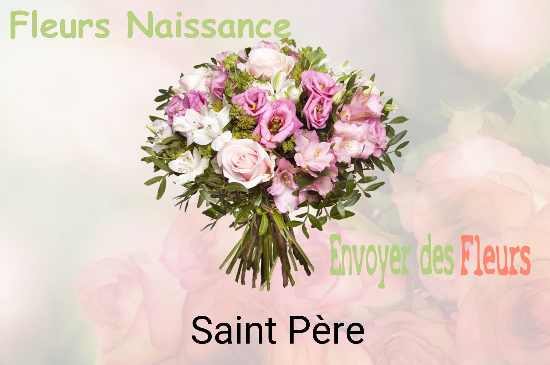 Bouquet de fleurs de naissance livré à Saint-Père